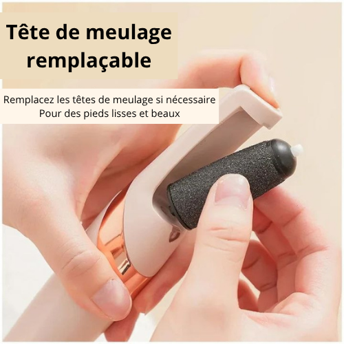 Lime à Pieds Électrique Rechargeable – Des Pieds Doux et Lisses en Quelques Minutes